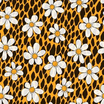 Abstract modern leopard seamless pattern. Animals trendy background. Color Illustrazione stock