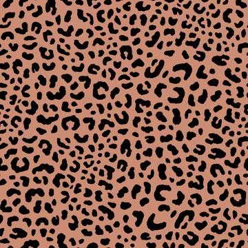 Abstract modern leopard seamless pattern. Animals trendy background. Beige and Illustrazione stock