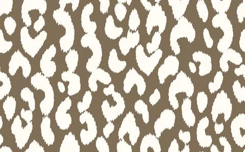 Abstract modern leopard seamless pattern. Animals trendy background. Brown and Stock Illustration