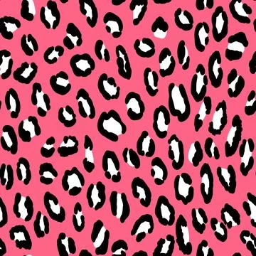 Abstract modern leopard seamless pattern. Animals trendy background. Black and Stock Illustration