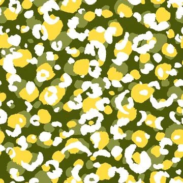 Abstract modern leopard seamless pattern. Animals trendy background. Color Stock Illustration