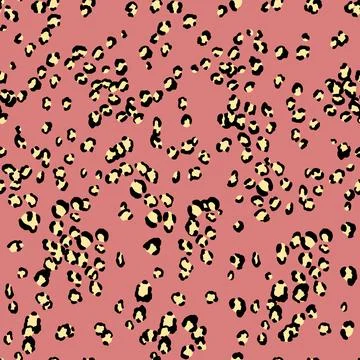 Abstract modern leopard seamless pattern. Animals trendy background. Color Stock Illustration
