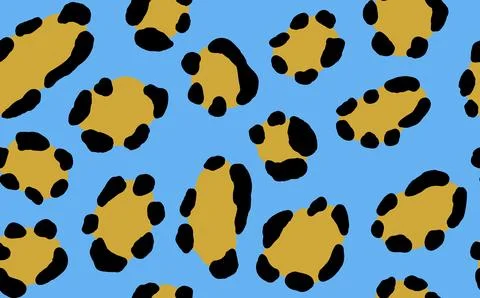 Abstract modern leopard seamless pattern. Animals trendy background. Color Illustrazione stock