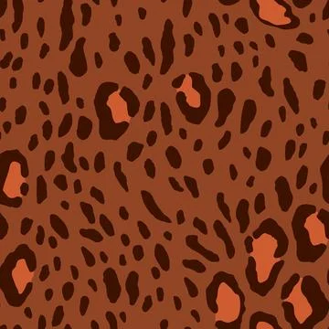 Abstract modern leopard seamless pattern. Animals trendy background. Color Illustrazione stock