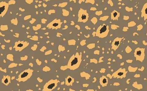 Abstract modern leopard seamless pattern. Animals trendy background. Color Illustrazione stock