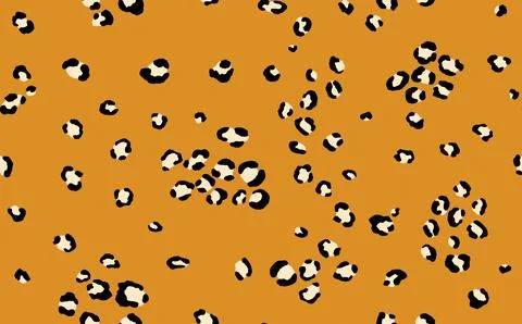 Abstract modern leopard seamless pattern. Animals trendy background. Color Illustrazione stock