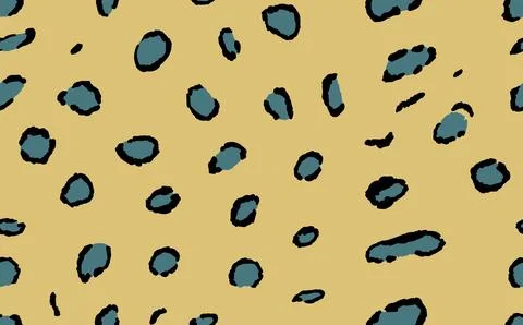 Abstract modern leopard seamless pattern. Animals trendy background. Color Stock Illustration