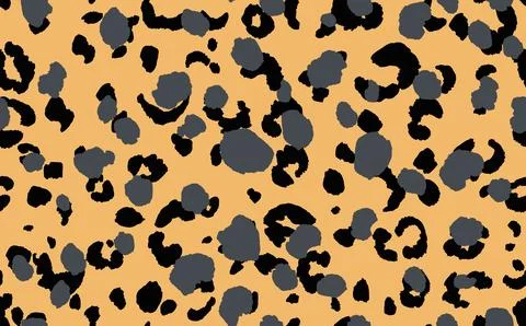 Abstract modern leopard seamless pattern. Animals trendy background. Color Stock Illustration
