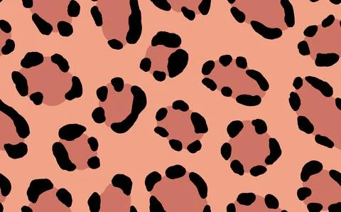 Abstract modern leopard seamless pattern. Animals trendy background. Color Stock Illustration