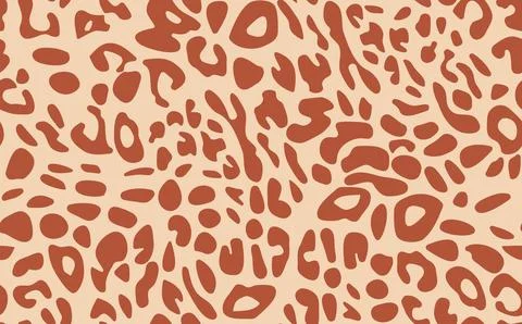 Abstract modern leopard seamless pattern. Animals trendy background. Color Illustrazione stock