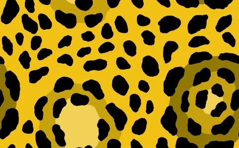 Abstract modern leopard seamless pattern. Animals trendy background. Color Illustrazione stock