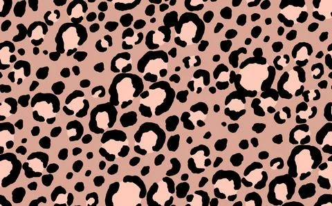 Abstract modern leopard seamless pattern. Animals trendy background. Color Illustrazione stock