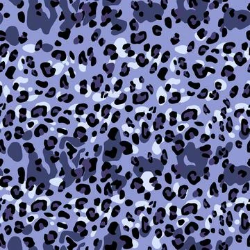 Abstract modern leopard seamless pattern. Animals trendy background. Color Illustrazione stock