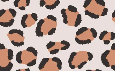 Abstract modern leopard seamless pattern. Animals trendy background. Color Illustrazione stock