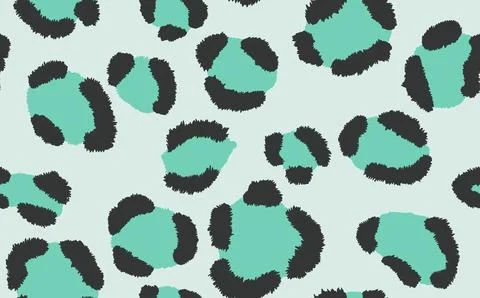 Abstract modern leopard seamless pattern. Animals trendy background. Color Stock Illustration