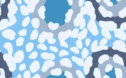 Abstract modern leopard seamless pattern. Animals trendy background. Color Stock Illustration