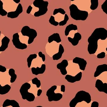 Abstract modern leopard seamless pattern. Animals trendy background. Color Stock Illustration