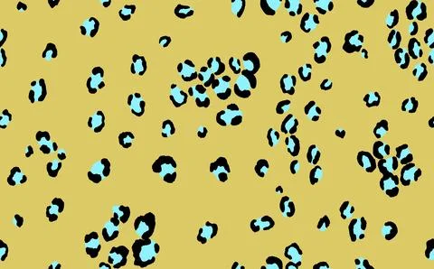 Abstract modern leopard seamless pattern. Animals trendy background. Color イラスト素材