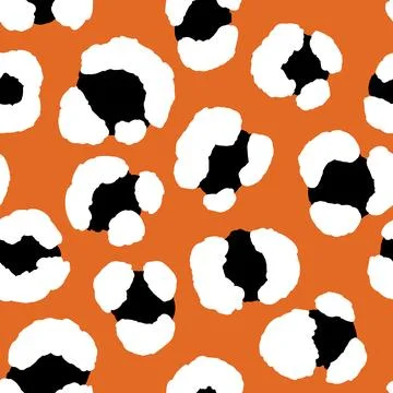 Abstract modern leopard seamless pattern. Animals trendy background. Color Stock Illustration