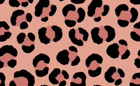 Abstract modern leopard seamless pattern. Animals trendy background. Color Illustrazione stock