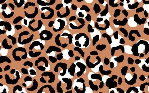 Abstract modern leopard seamless pattern. Animals trendy background. Color Stock Illustration