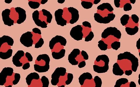 Abstract modern leopard seamless pattern. Animals trendy background. Color Illustrazione stock