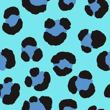 Abstract modern leopard seamless pattern. Animals trendy background. Color イラスト素材