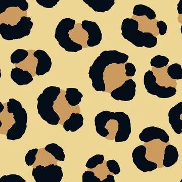 Abstract modern leopard seamless pattern. Animals trendy background. Color 스톡 일러스트