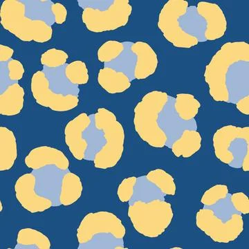 Abstract modern leopard seamless pattern. Animals trendy background. Color イラスト素材