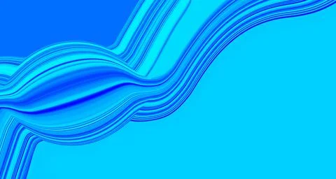 Abstract modern light blue background with fluid bend waves. Innovation tech イラスト素材