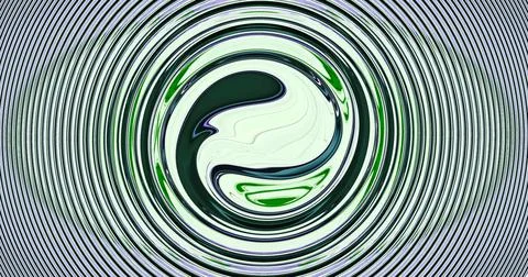 Abstract modern light green background with digital luminous rotation spiral Stock Illustration