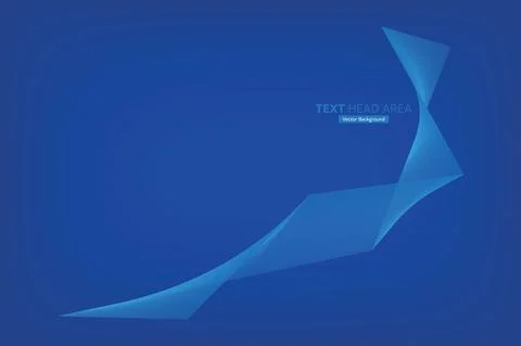 Abstract Modern Line, Text Head Area Vector Background Stock Illustration