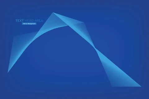 Abstract Modern Line, Text Head Area Vector Background Stock Illustration