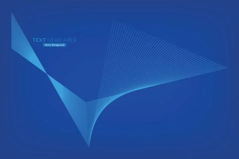 Abstract Modern Line, Text Head Area Vector Background Stock-Illustration