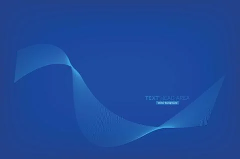 Abstract Modern Line, Text Head Area Vector Background Stock Illustration