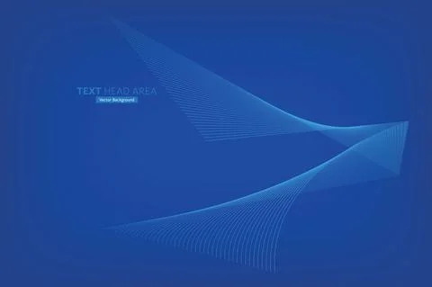 Abstract Modern Line, Text Head Area Vector Background Stock Illustration