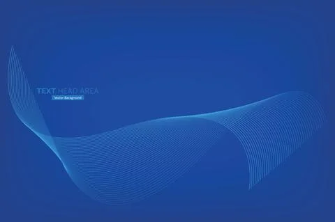 Abstract Modern Line, Text Head Area Vector Background Stock Illustration