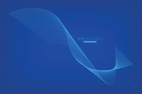 Abstract Modern Line, Text Head Area Vector Background Stock-Illustration