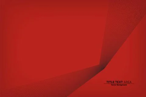 Abstract Modern Line, Wave Designed On White Background With Title Text Area Stock Illustration