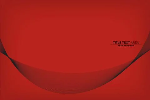 Abstract Modern Line, Wave Designed On White Background With Title Text Area Stock Illustration