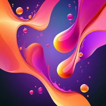 Abstract modern liquid background and texture. Design colorful liquid gradi.. Stock Photos