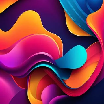 Abstract modern liquid background and texture. Design colorful liquid gradi.. Foto stock