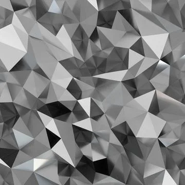 Abstract modern metallic triangular pattern Illustrazione stock