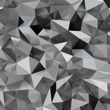 Abstract modern metallic triangular pattern Illustrazione stock