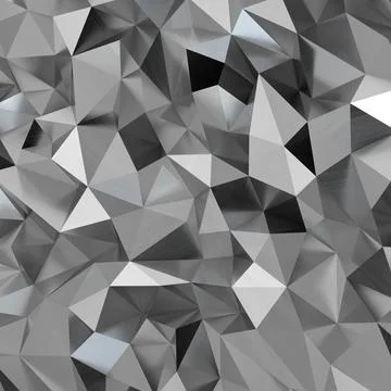Abstract modern metallic triangular wall pattern 库存插图