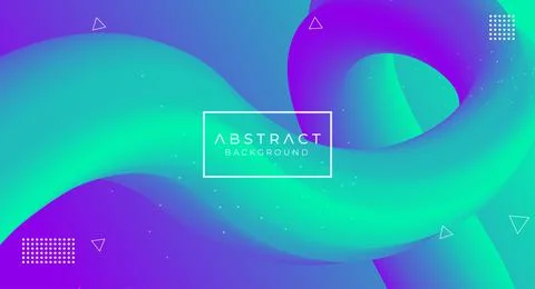 Abstract modern motion 3d fluid background Stock Illustration