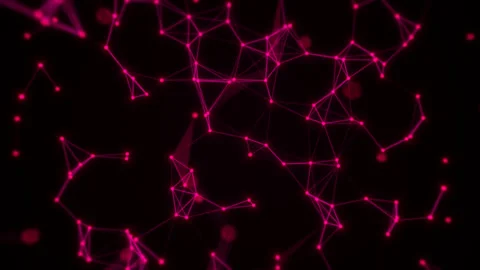 Abstract modern nerve cell connection animation, sci-fi magical stylish techn Stock Footage 249754666