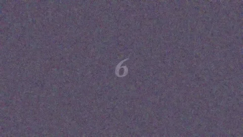Abstract modern number nine graphic, minimalist numeric marker on plain sla.. Stock Footage 342204533