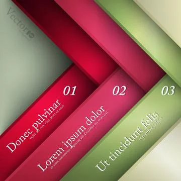 Abstract modern options template Stock Illustration