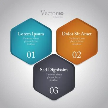 Abstract modern options template Stock Illustration